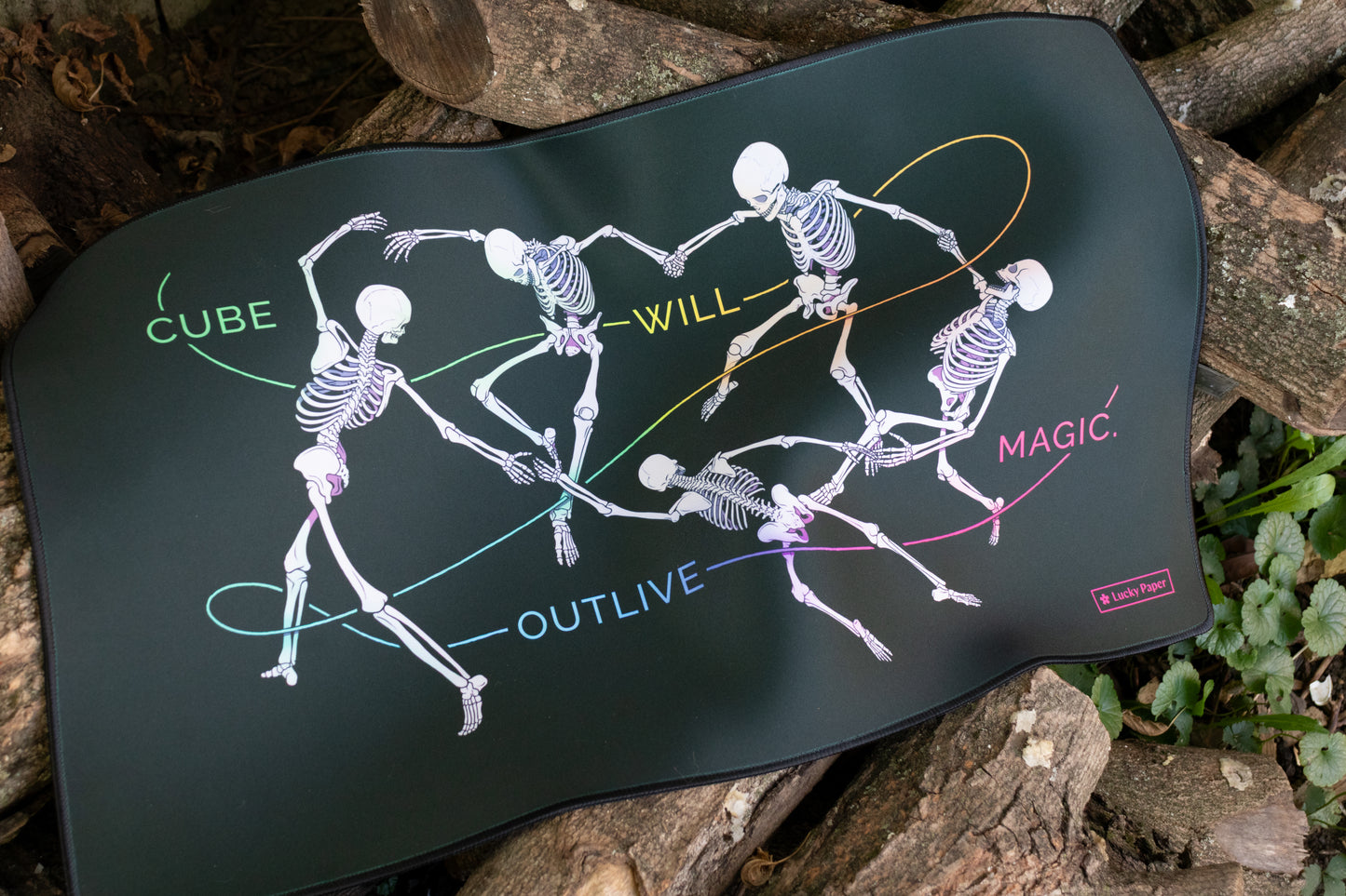 Cube Will Outlive Magic Playmat - Lucky Paper Radio - PREORDER