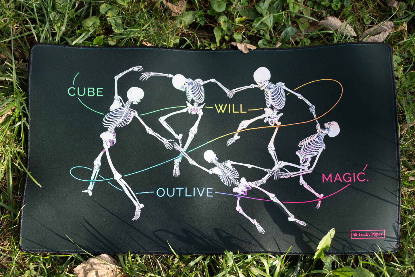 Cube Will Outlive Magic Playmat - Lucky Paper Radio - PREORDER