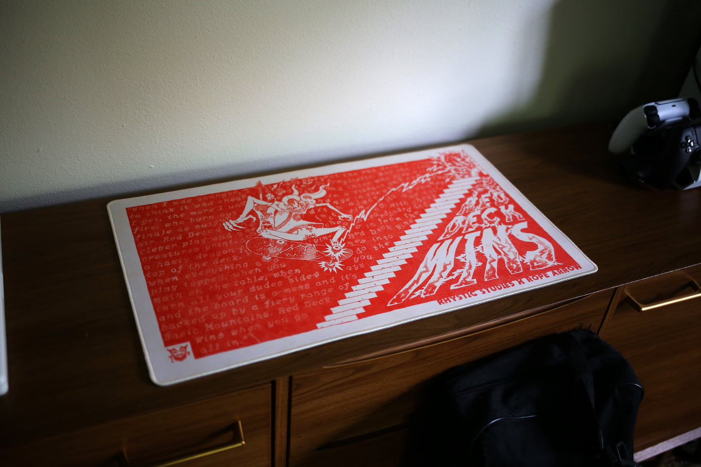 RED DECK WINS Playmat - Rhystic Studies Artist Series #3 - PREORDER