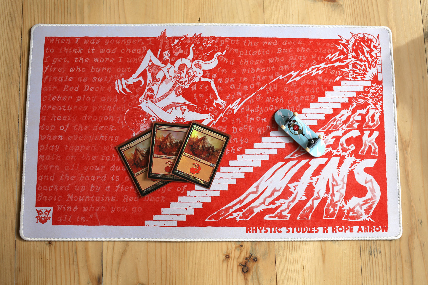 RED DECK WINS Playmat - Rhystic Studies Artist Series #3 - PREORDER