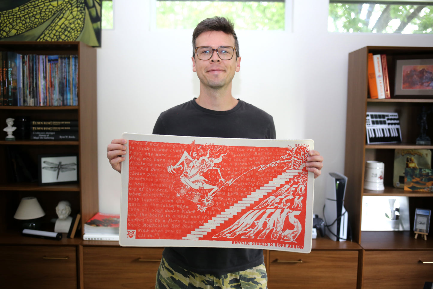 RED DECK WINS Playmat - Rhystic Studies Artist Series #3 - PREORDER