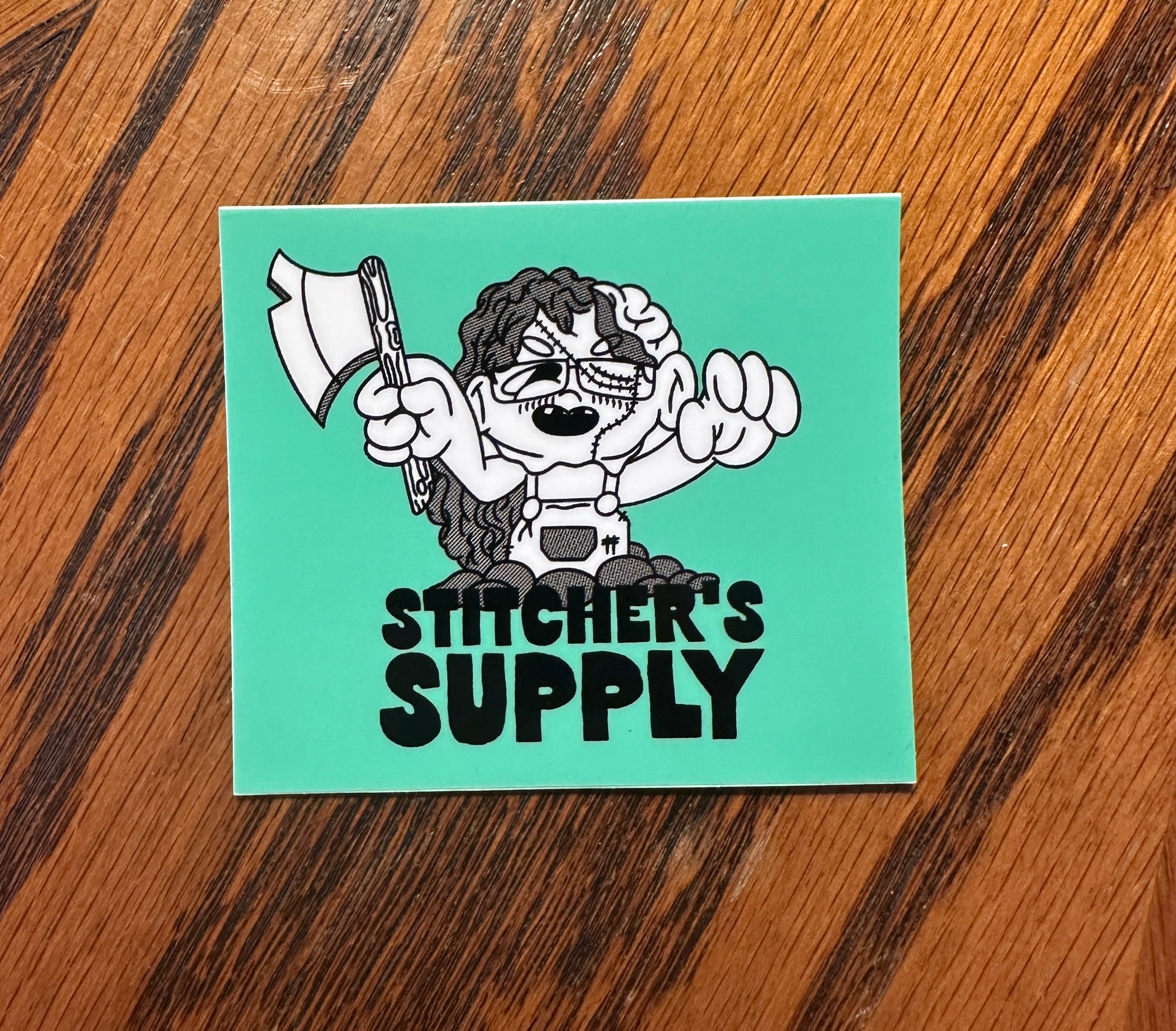 Machine Logo Sticker GREEN MACHINE - Logo Sticker #1 โ Stitcher's Supply