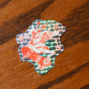 RED DECK WINS STICKER (WORLD'S SHINIEST) - RHYSTIC STUDIES